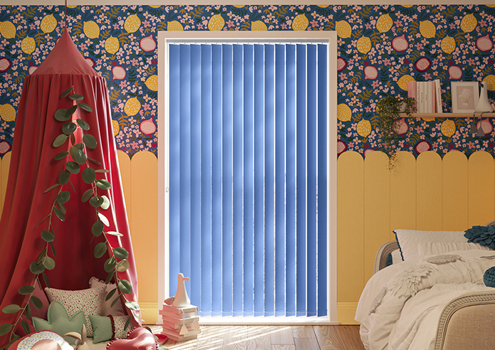 Palermo (Blackout), Bluebell - Vertical Blind - Image 3
